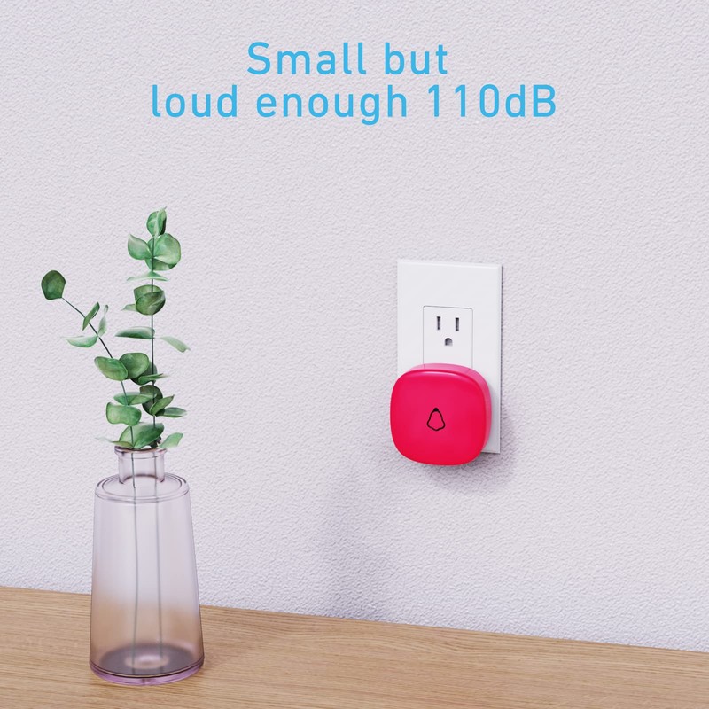 SECRUI Wireless Doorbells for Home, Classrooms, Apartments, Businesses, etc. Easy