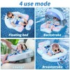 Mambobaby Float with Canopy Size Improved Non Inflatable Infant Pool