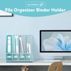 SUPEASY Magazine File Holder Desk Organizer, Metal Binder Holder with
