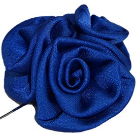 Flairs New York Gentleman's Essentials Premium Handmade Artisan Flowers Lapel Pins (Pack of 1 Pin, Royal Blue Bouquet)
