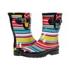 Western Chief Waterproof Mid Rain Boot Solstice Stripe 9 M