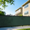 DAWNOVO 4' x 12' Privacy Fence Screen with Brass Grommets