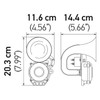 HELLA 003001651 - Kit de bocina de Aire de 2