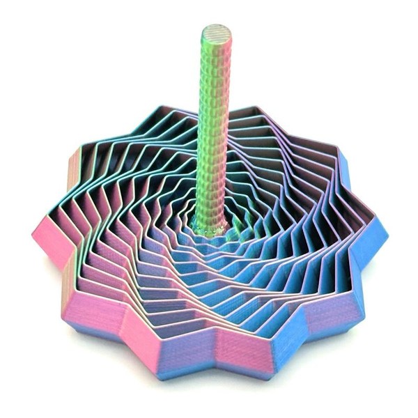 Expanded Sensory Fidget Star with Handle - Very Satisfying Sight