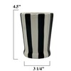 ACK Tuscany Embossed Hand Painted Ceramic, 4-Piece Bathroom Accessories, Soap
