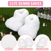 Vicenpal 8 Pieces Halloween Rabbit Costume Set Bunny Shoes Headband