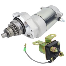 soarider Starter & Bendix & Relay For Polaris Xplorer 400 300 250 1995-1996 2000-2002