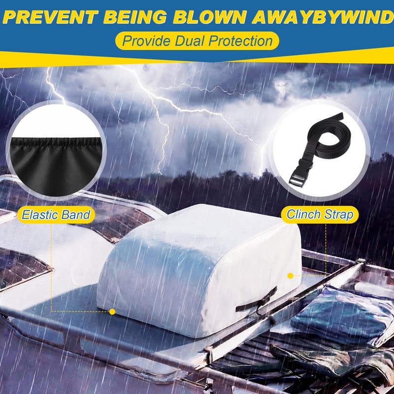 2 Pcs RV Air Conditioner Cover, 32 x 29 x