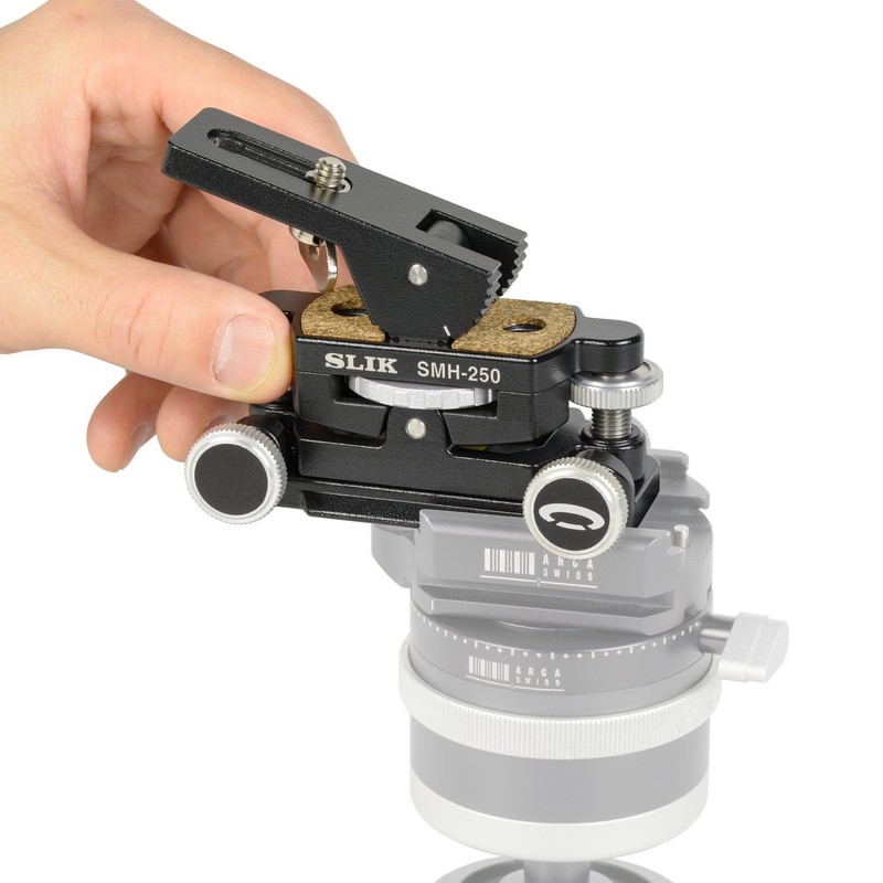 SLIK Micromotion Head SMH-250 Bi-Axis Aluminum Diecast Compatible Arca-Swiss Standard