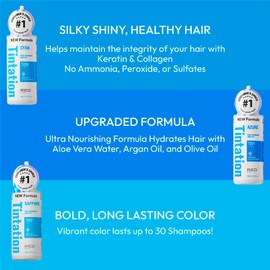 Kiss Tintation Semi Permanent Hair Colour With Argan oil, Aloe Vera - Azure T221