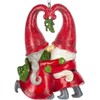 The Bridge Collection Kissing Gnomes and Mistletoe Ornament - Festive