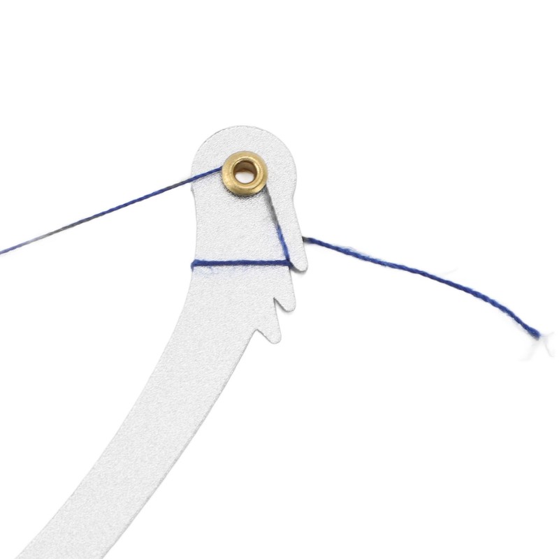 Horizontal Bead Mapping Ruler Professional Eyebrow Measure Ruler with String