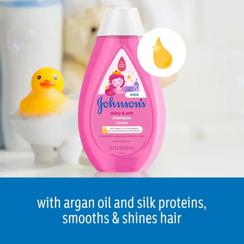 Johnson's Kids - Champú Para Niños Brillante Y Suave, Sin