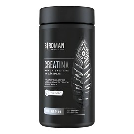 Birdman Creatina Monohidratada Vegana 125 Cápsulas 25 Servs Sin Sabor
