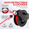 MaxWorks 50 Foot Auto Rewind Retractable Air Hose Reel with