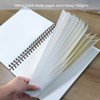 A4 Sketchbook, Spiral Bound Notebook, Kraft Cover Blank Sketchpad, Blank
