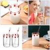 2 Sets Clear Cups Compact Water Bottle Smoothie Cup for