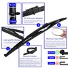 2Pcs 32" Heavy Duty Windshield Saddle Mount Wiper Blade Replacement