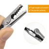 Coideal 100 Pcs Metal Alligator Clips 2 Inch, 51mm Electrical