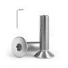 3/8-16 x 1-1/4''(10 Pack) Flat Head Hex Socket Cap Screws