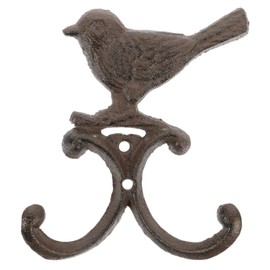 Alipis Retro Cast Iron Double Birds Wall Hook Vintage Wall Hook Two Key Coat Hooks Wall Hanger Clothes Rail Rustic Farmhouse Wall Hook for Hanging Towels Clothes Scarf Bag