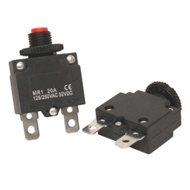 WITTKOWARE Thermal Overload Circuit Breaker Bimetal Circuit Breaker 250VAC/32VDC Rated Current 20A