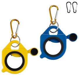 LYNCSEDAR 2Pack Zip Tie Holder, Yellow & Blue Cable Tie Holder, Carabiners in Two Colors, Tradie Bits Zip Ties Organizer for Tool Belt to Help Electrician with Storage of Ties Holders or Ziptie