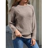 UNCLECAT Women's Oversized Sweaters Trendy Fuzzy Knit Sweater Tops Long