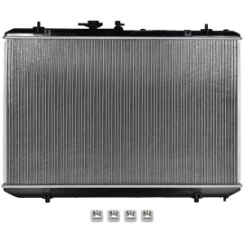 autosuperstar Aluminum Radiator For 2008 2009-2013 Toyota Highlander 3.5L 3456CC V6 CU13024
