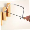 TEHAUX 1 Set Coping Saw Wooden Handle Tool Portable Hand