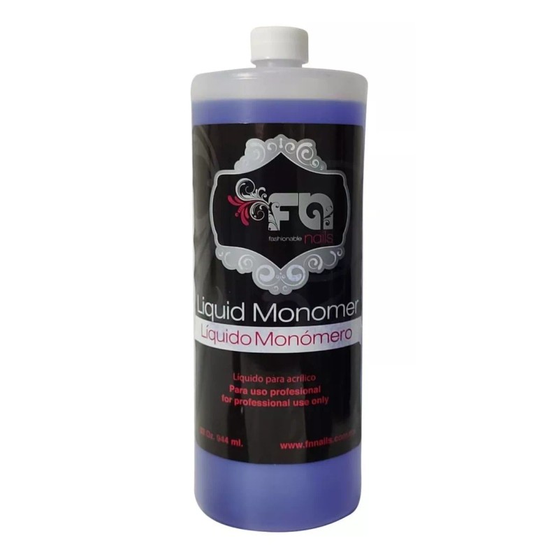 FASHIONABLE NAILS Monómero 32 Oz. Alto Brillo De Secado Uñas