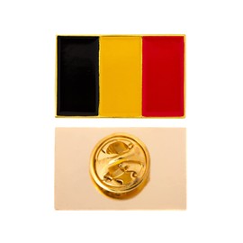 Desert Cactus Belgium Flag Lapel Pin Country Enamel Made of Metal Souvenir Hat Men Women Patriotic (Rectangle Pin)