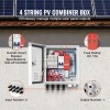 PV Combiner Box for Solar Energy System 4 String 15A