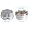 A ABSOPRO 66 mm Universal Car Wheel Tyre Centre Hub