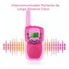 Walkie Talkies para Niños 2 Unidades, con Linterna y LCD