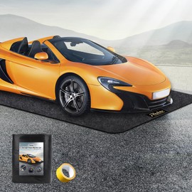 Roykaw Garage Floor Mat and Mechanic Pad, Motorcycle Parking Mat,Protect Floor from Spills, Drips, Splashes and Stains, Oil Absorbent/Cut to Size/Waterproof/Non Slip Design - 20 ft. × 8.85 ft.