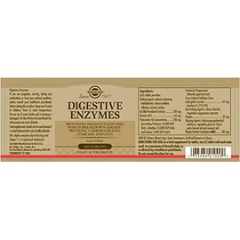 Solgar Digestive Enzymes - 100 Tablets - Pure