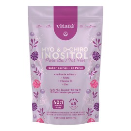 Vitatú | Myo Inositol & D-chiro Inositol Sabor Berries Sabor Frutos Rojos