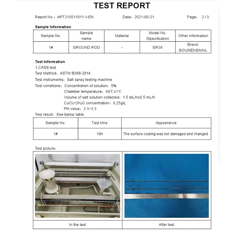 4' Ground Rod - 3/8" Copper Bonded Grounding Rod with