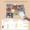 GUIRUIMOON Wireless Light Switch and Receiver Kit Decorator Rocker Wall