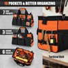 UUP Heavy Duty Tool Bag 15-Inch, 16-Pocket Portable Soft Tool