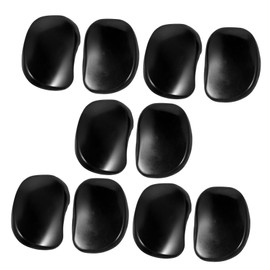 Healvian 10pcs Ear Covers for Hair Dye Soft Plastic Ear Protectors Durable Reusable Earmuffs for Hairdressing and Shampooing Protects from Water during Use