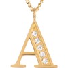 LuckyLy Collares para Mujer Inicial Acero Inoxidable Oro 18K Regalos