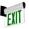 LFI Lights | Edge-Lit Green Exit Sign | Modern Design