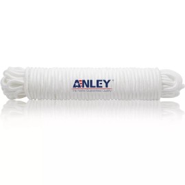 Anley 50 Ft x 1/4" Flag Pole Halyard Rope Compatible with Flagpoles Up to 25ft