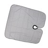 Hair Cut Cape Striped Polyester Waterproof Smooth Surface Neckline Adjustable