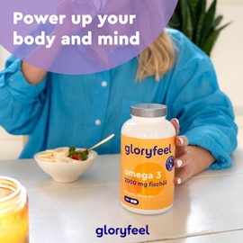 Omega 3 Capsules - 2000 mg Fish Oil High Dose - With 660 mg EPA and 440 mg DHA - In Triglyceride Form - Essential Omega-3 Fatty Acids - Support for Brain, Heart & Vision - Sustainable Fishing