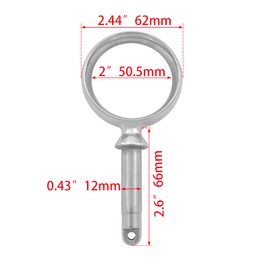 Akoleyer Stainless Steel Oarlock Sockets Side Mount Paddle Brackets Marine Boat Yacht 2Pcs