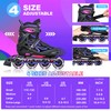 2PM SPORTS Vinal Girls and Boys Adjustable Flashing Inline Skates,