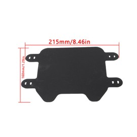 HLJMRD Front Number Plate, Premium Water Transfer Printing, for Sur-Ron Light Bee X/S Ebike, Motorcycle Front License Plate with Adjustable Mounting Straps